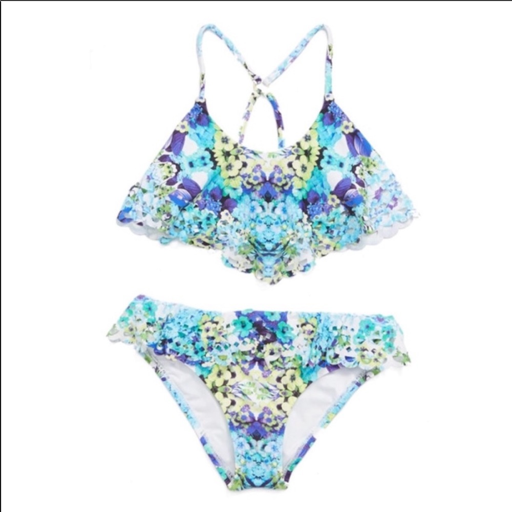 ✨SALE✨ Nanette Lepore Kamari Reflection Two-Piece Swim